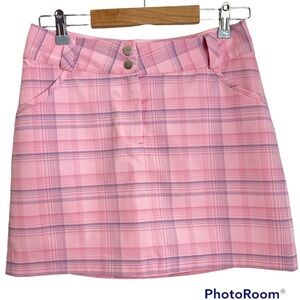 Nike Pink Plaid Women's Skirt